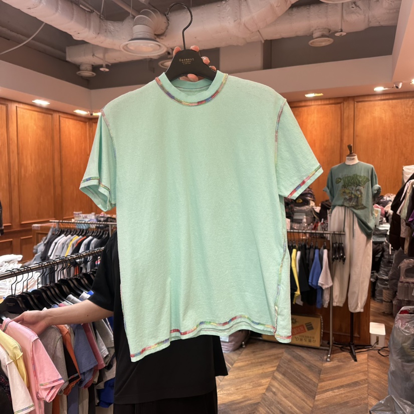 GARMENT-P韓國代購女裝新款25春夏真品人氣職業推薦時尚T恤GARMENTT恤圖色4