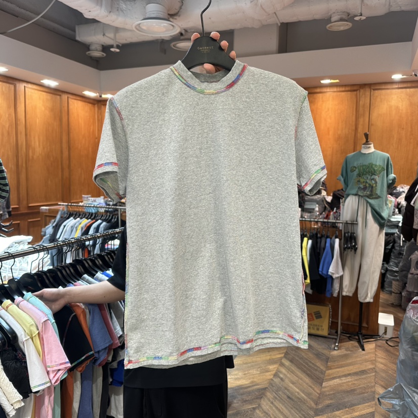 GARMENT-P韓國代購女裝新款25春夏真品人氣職業推薦時尚T恤GARMENTT恤圖色5