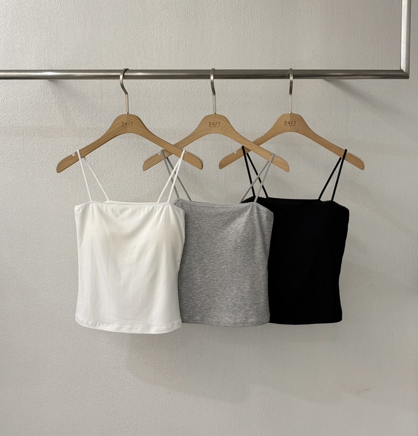 TWENTY FOUR SEVEN24-7韓國代購女裝新品人氣25春夏吊帶背心TEWNTY FOUR SEVEN24-7吊帶/背心