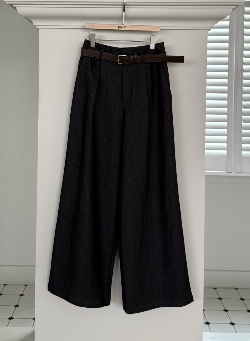 TWENTY FOUR SEVEN24-7韓國直郵女士新品時尚休閑褲含腰帶TEWNTY FOUR SEVEN24-7休閑褲圖色3