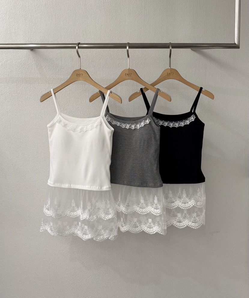TWENTY FOUR SEVEN24-7韓國代購女裝新品休閑熱賣吊帶背心TEWNTY FOUR SEVEN24-7吊帶/背心