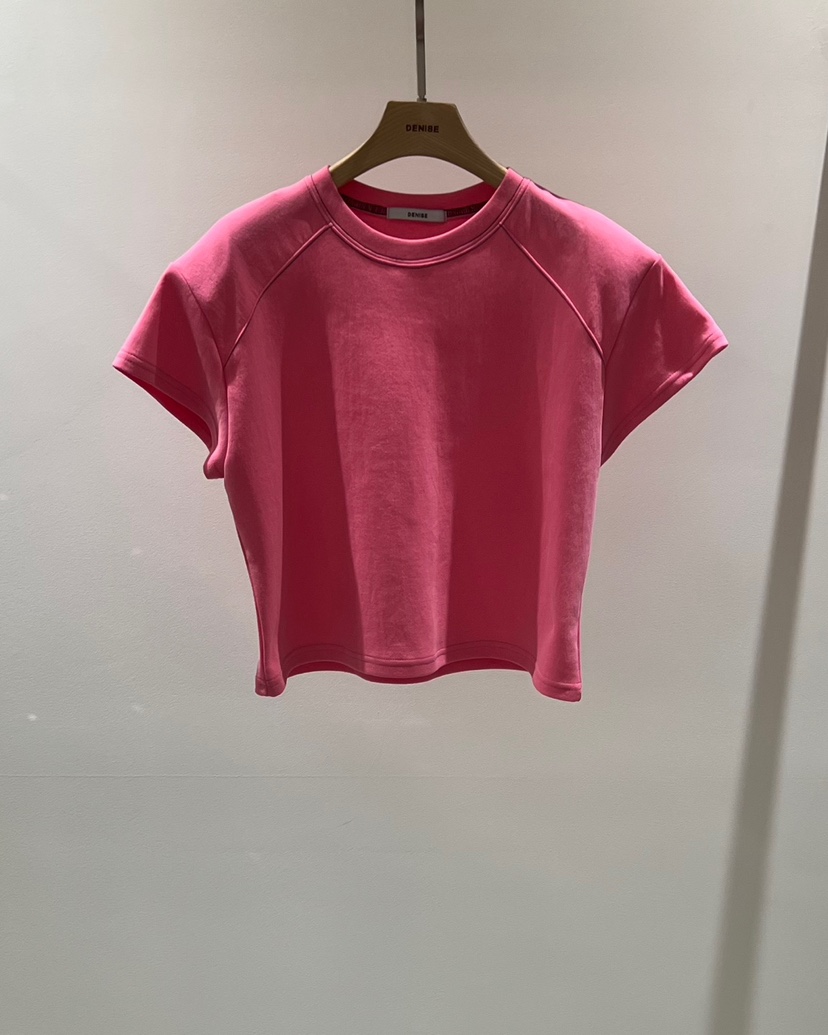 DENISE韓國代購女士新品休閑職業熱賣真品25春夏時尚人氣T恤DENISET恤圖色2