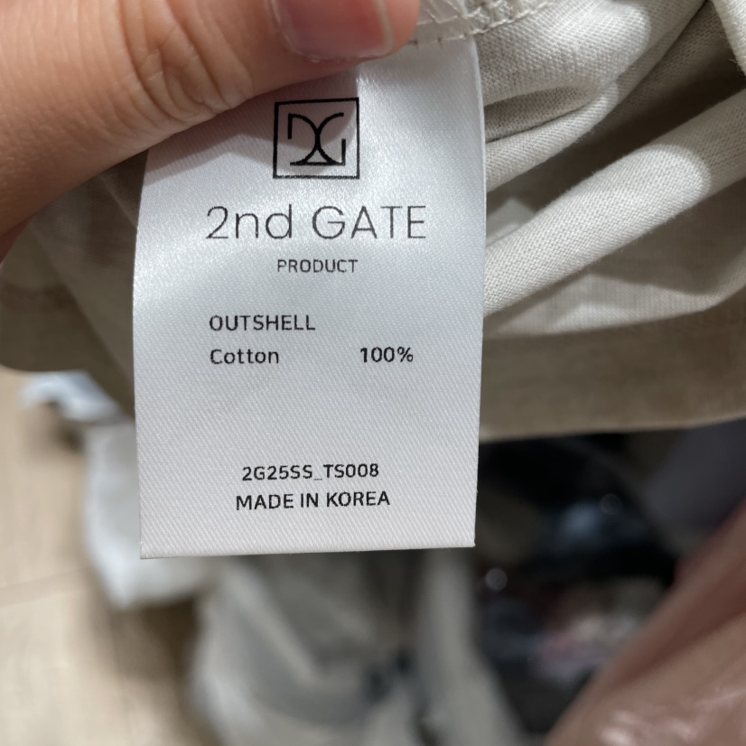 2ND GATE韓國代購女士新品25春夏熱賣人氣推薦真品休閑T恤2ND GATET恤