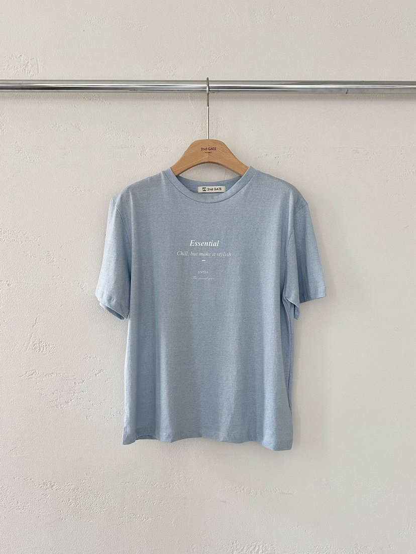 2ND GATE韓國代購女士新品25春夏熱賣人氣推薦真品休閑T恤2ND GATET恤圖色2