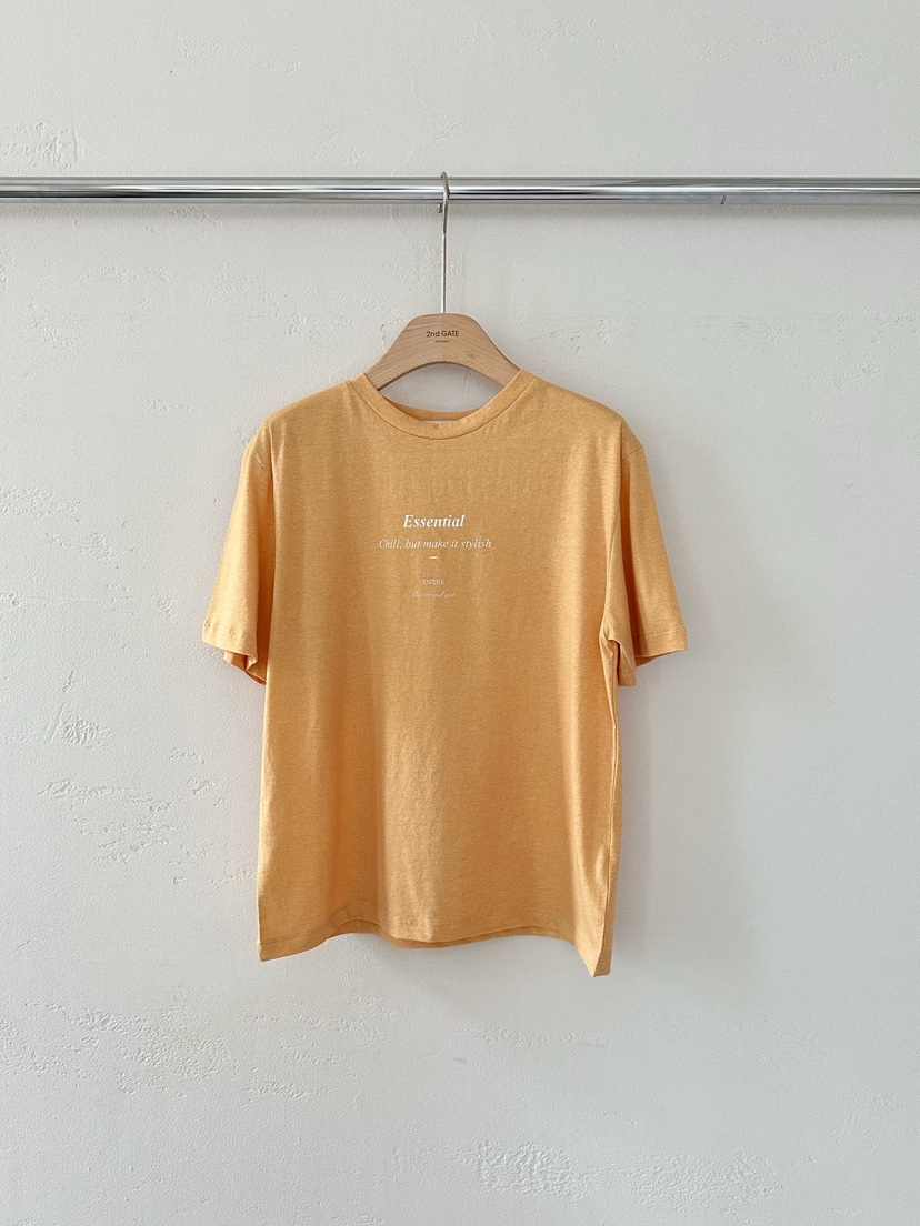 2ND GATE韓國代購女士新品25春夏熱賣人氣推薦真品休閑T恤2ND GATET恤圖色4