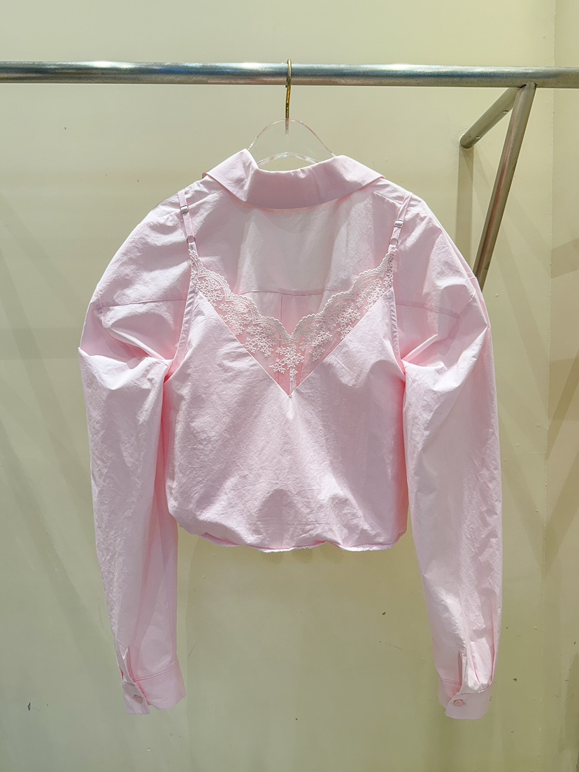 81 MARKET-L東大門實拍女裝新品時尚真品推薦25春夏襯衫蕾絲衫81 MARKET-L襯衫/蕾絲衫