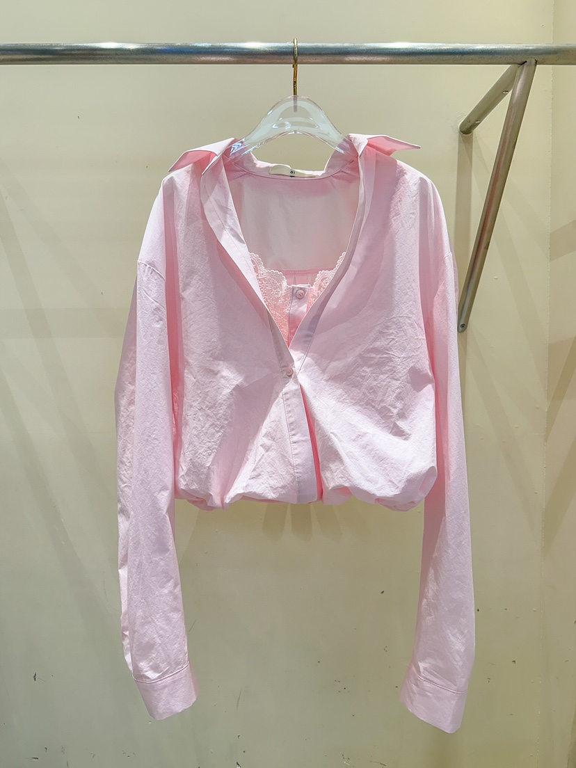 81 MARKET-L東大門實拍女裝新品時尚真品推薦25春夏襯衫蕾絲衫81 MARKET-L襯衫/蕾絲衫