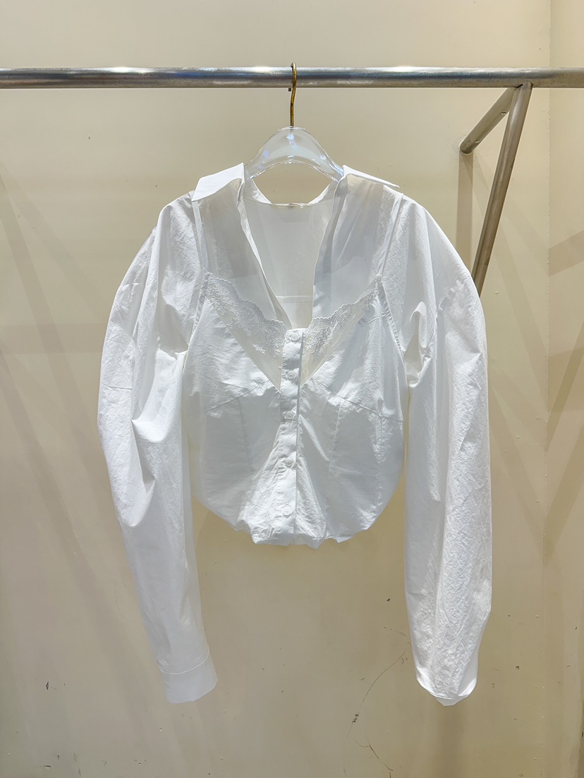 81 MARKET-L東大門實拍女裝新品時尚真品推薦25春夏襯衫蕾絲衫81 MARKET-L襯衫/蕾絲衫圖色2