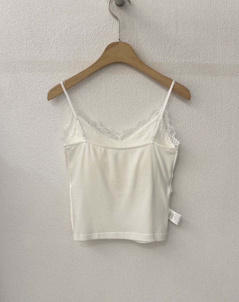 TWENTY FOUR SEVEN24-7韓國代購女士新款25春夏吊帶背心蕾絲TEWNTY FOUR SEVEN24-7吊帶/背心