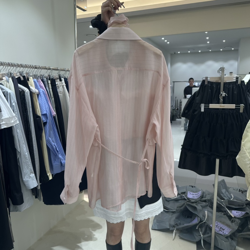 BENE韓國直郵女裝新品職業人氣時尚熱賣推薦襯衫蕾絲衫含頭飾BENE襯衫/蕾絲衫