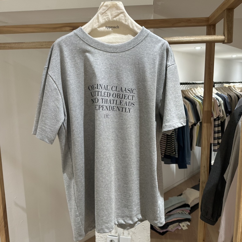 APPROACH0.1韓國代購女士新品時尚25春夏推薦職業真品人氣T恤APPROACH0.1T恤