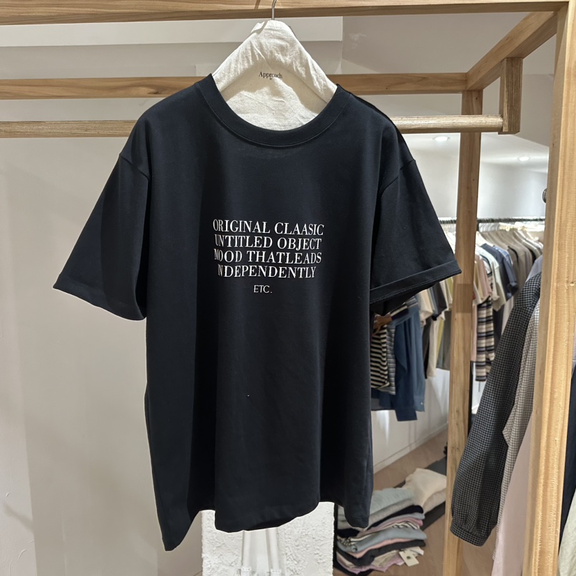 APPROACH0.1韓國代購女士新品時尚25春夏推薦職業真品人氣T恤APPROACH0.1T恤圖色2
