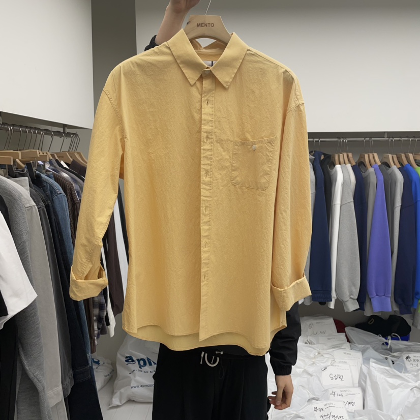 MENTO東大門實拍女士新品25春夏時尚休閑真品人氣襯衫蕾絲衫MENTO襯衫/蕾絲衫圖色2