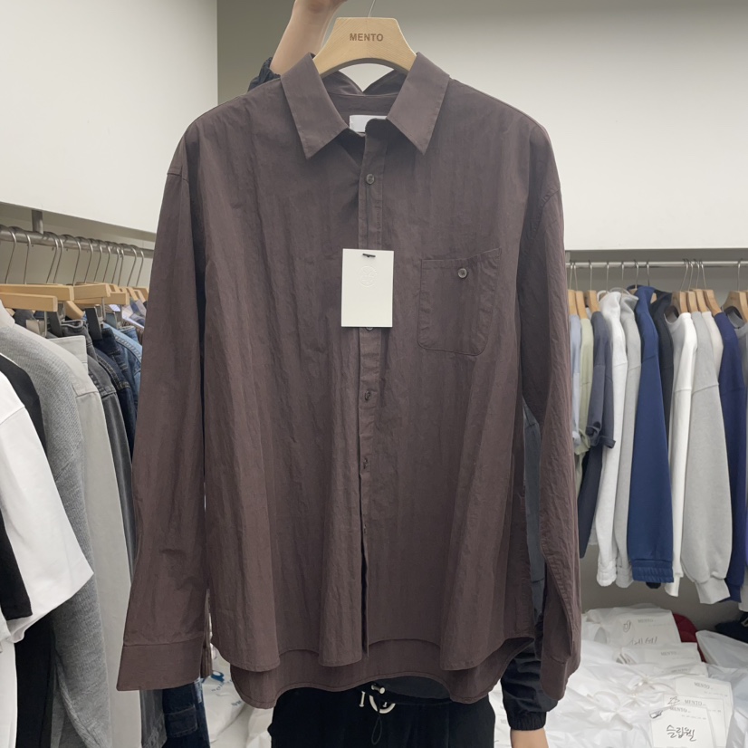 MENTO東大門實拍女士新品25春夏時尚休閑真品人氣襯衫蕾絲衫MENTO襯衫/蕾絲衫圖色3