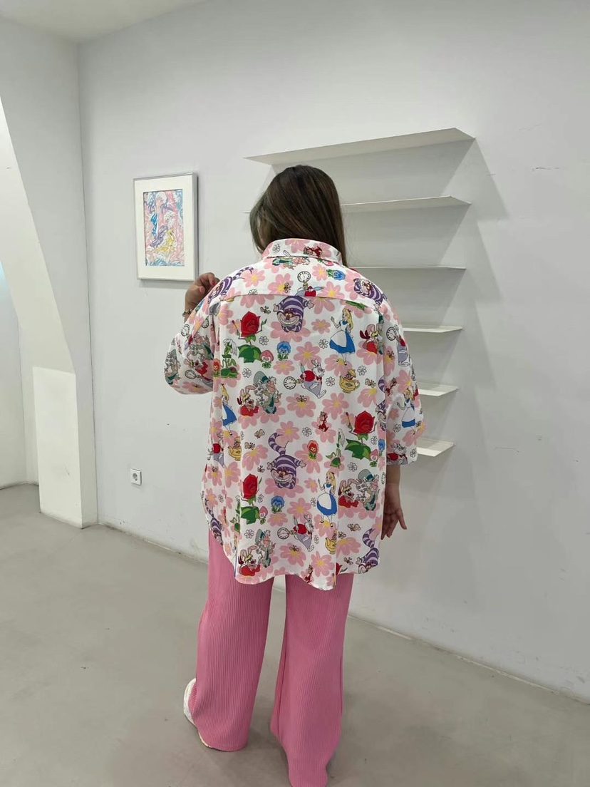 KKUKKU韓國直郵女士新款25春夏時尚真品職業休閑襯衫蕾絲衫KKUKKU-男裝襯衫/蕾絲衫