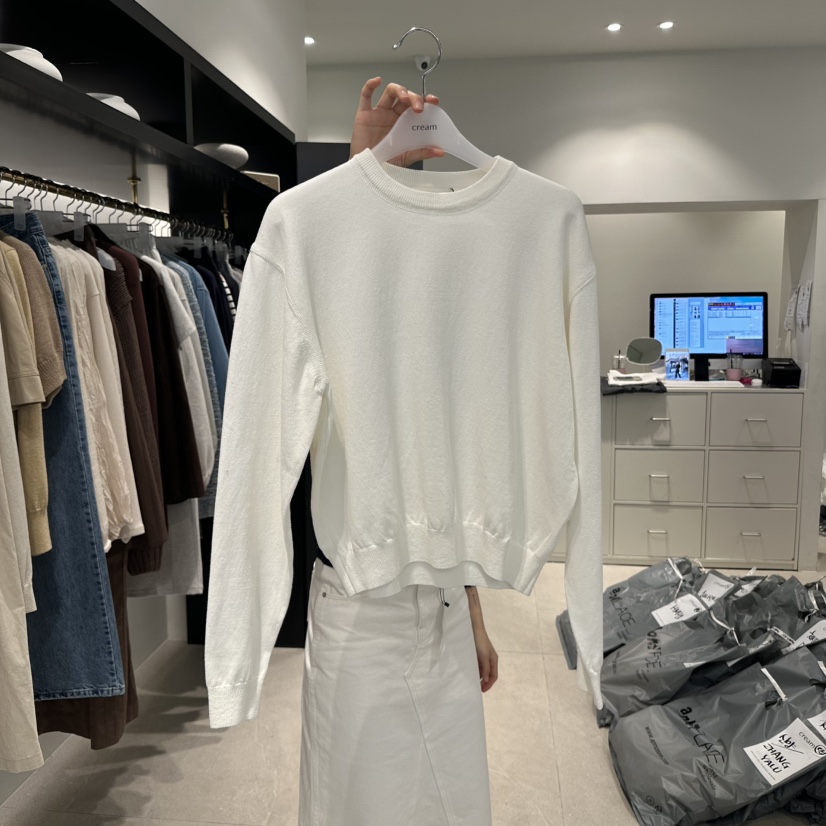 CREAM-P東大門代購女裝新品時尚熱賣人氣職業25春夏休閑衛衣CREAM-P衛衣圖色1