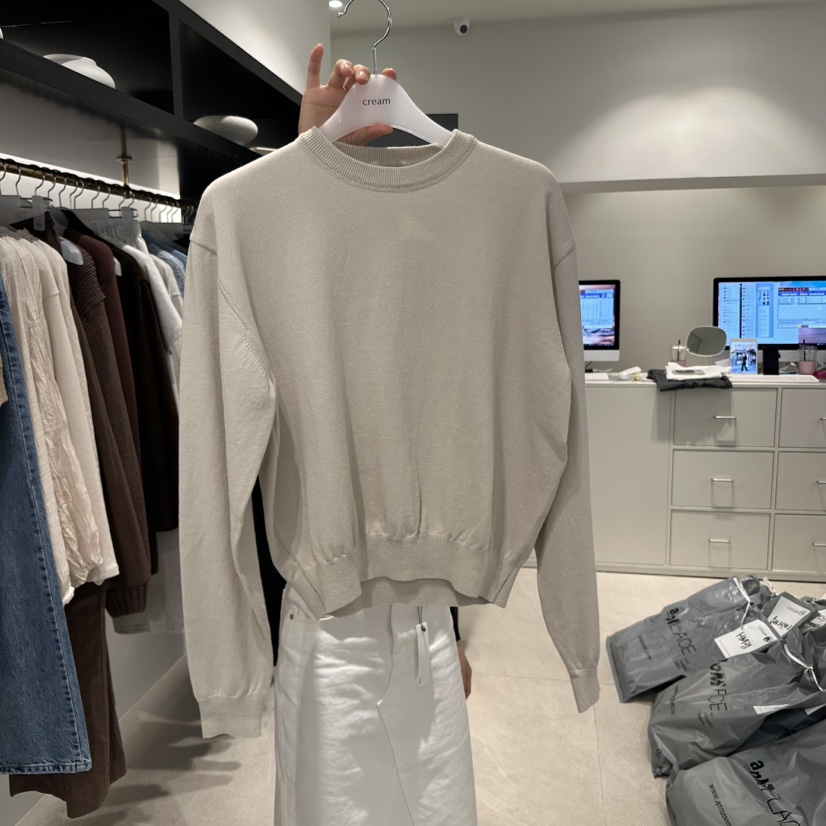 CREAM-P東大門代購女裝新品時尚熱賣人氣職業25春夏休閑衛衣CREAM-P衛衣圖色2