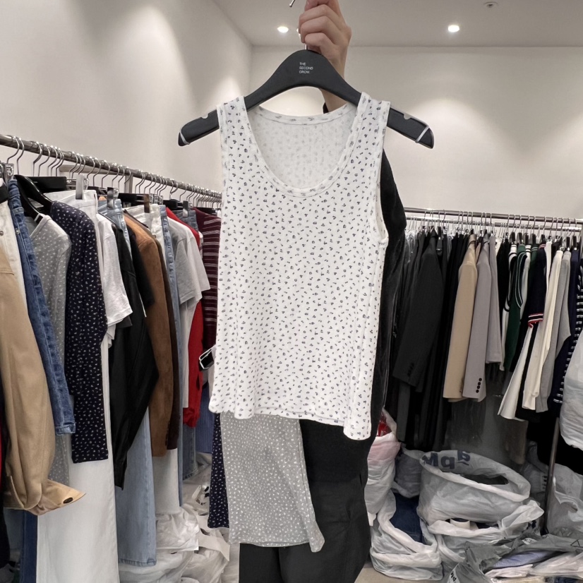 THE SECOND GROW東大門實拍女裝新品人氣熱賣推薦吊帶背心THE SECOND GROW吊帶/背心圖色1