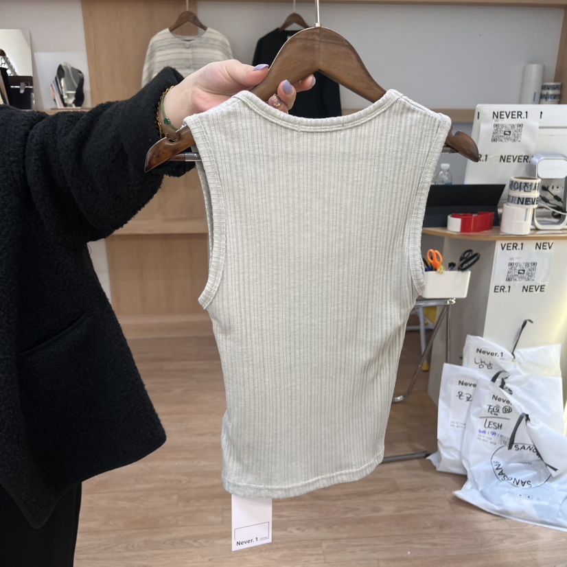 NEVER.1東大門代購女士新品真品人氣熱賣休閑推薦吊帶背心NEVER.1吊帶/背心