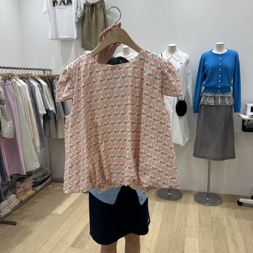 FURE韓國直郵女士新款職業25春夏人氣熱賣真品推薦時尚休閑T恤FURET恤