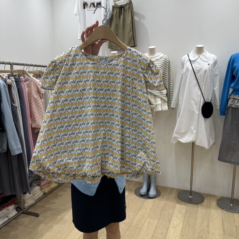 FURE韓國直郵女士新款職業25春夏人氣熱賣真品推薦時尚休閑T恤FURET恤圖色2