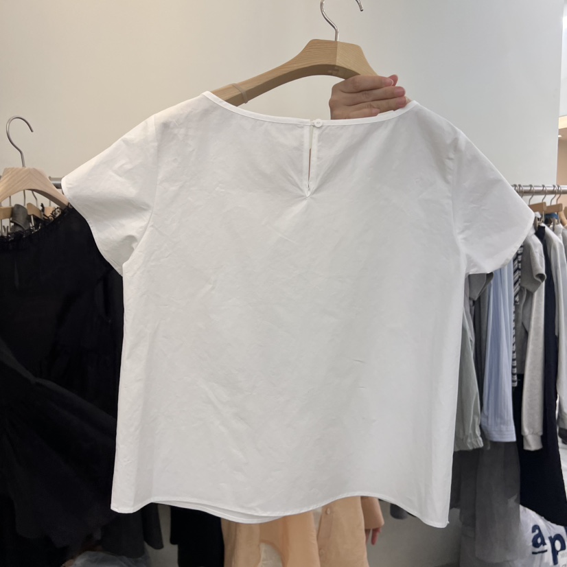 MOIBLE韓國直郵女裝新品時尚真品推薦25春夏休閑襯衫蕾絲衫MOIBLE襯衫/蕾絲衫