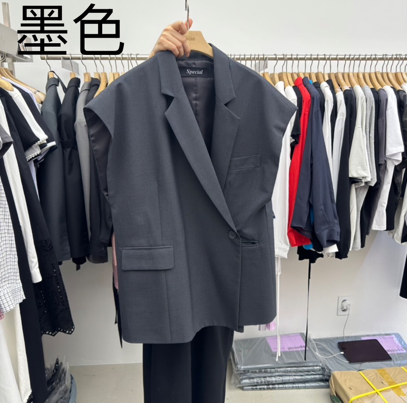 SPECIAL韓國直郵女裝新款人氣推薦25春夏休閑真品職業熱賣馬甲SPECIAL馬甲圖色3