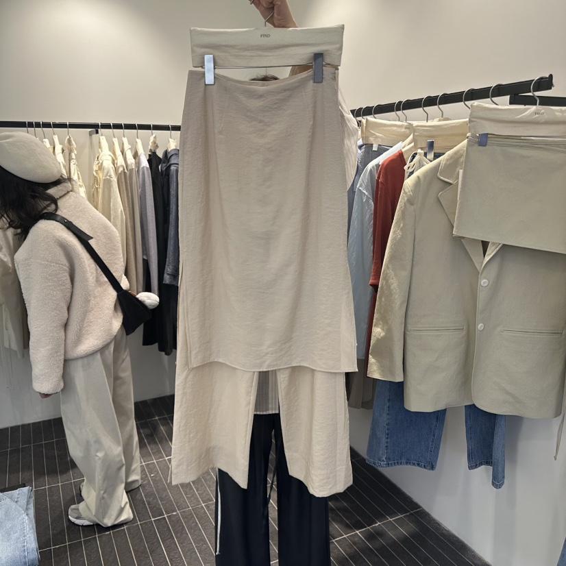 FIND-P韓國代購女裝新款人氣真品25春夏推薦熱賣時尚休閑裙褲FIND-P裙褲