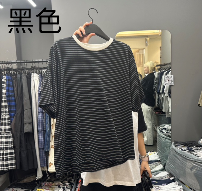 CREDITO韓國代購女士新品25春夏時尚真品休閑熱賣職業人氣T恤Came_l 家T恤圖色2