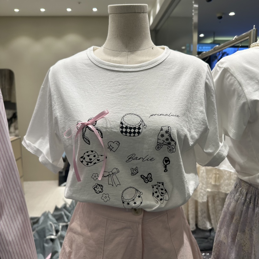 PRIMA LUCE東大門實拍女士新品時尚職業推薦人氣熱賣休閑T恤CHARLOTTET恤
