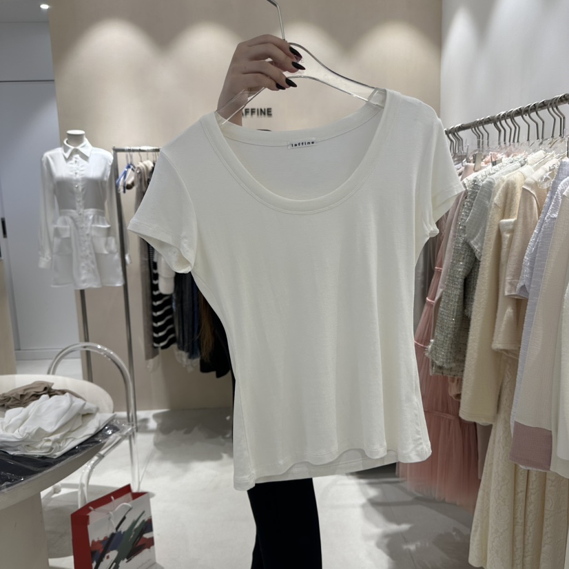 LAFFINE-P東大門直郵女士新品真品職業熱賣人氣休閑時尚T恤LAFFINE-PT恤圖色2