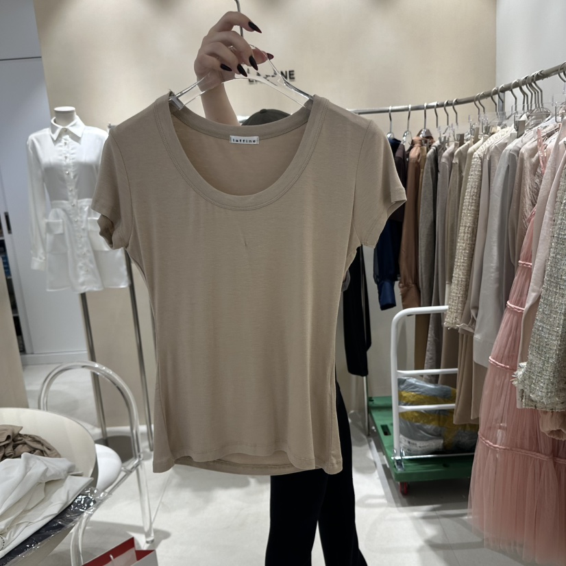 LAFFINE-P東大門直郵女士新品真品職業熱賣人氣休閑時尚T恤LAFFINE-PT恤圖色3