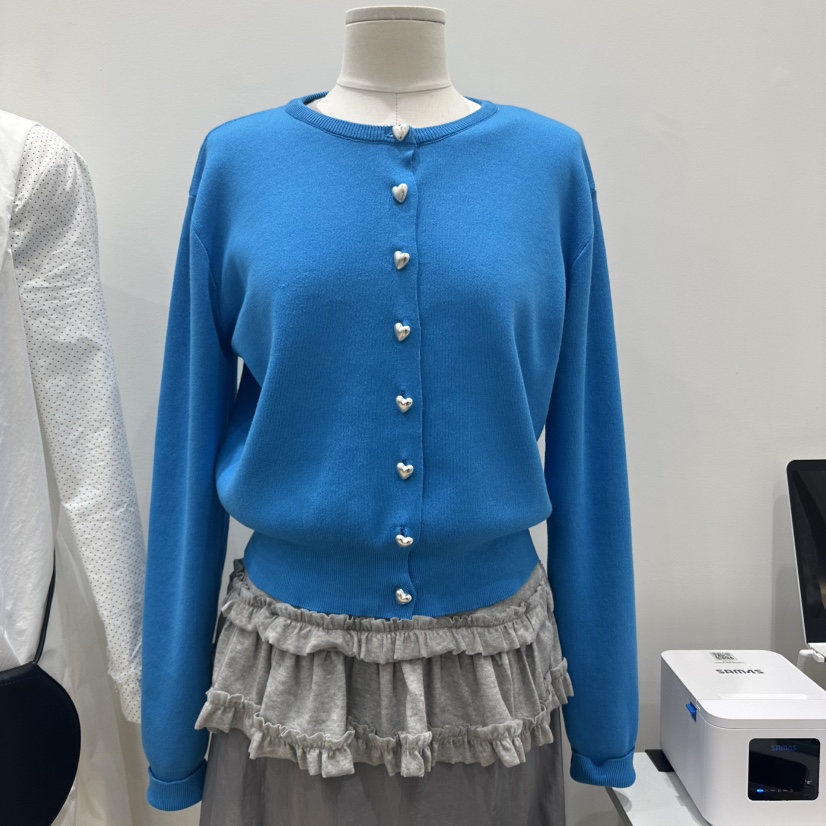 FURE韓國代購女士新品職業熱賣25春夏休閑人氣真品針織衫開衫FURE針織衫