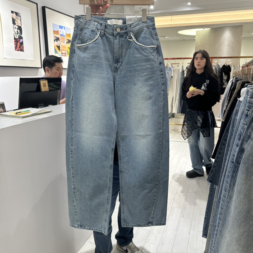 GRAYMELLOW東大門直郵女士新品時尚25春夏推薦人氣真品牛仔褲GRAYMELLOW牛仔褲