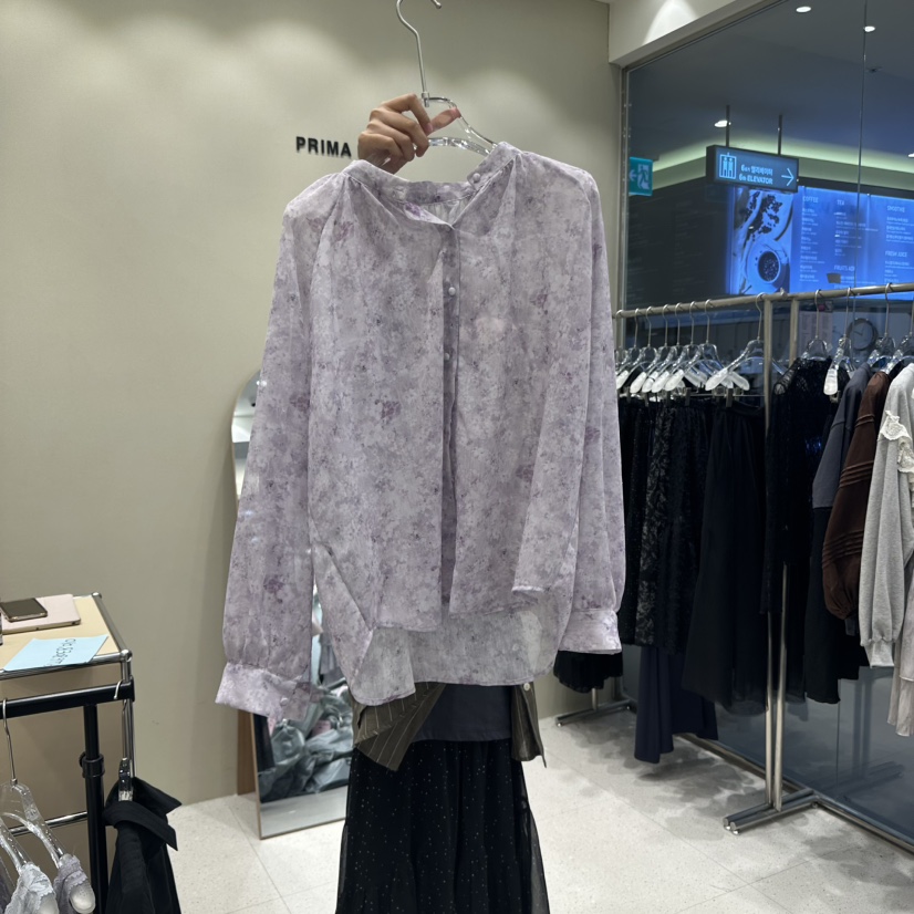 PRIMA LUCE東大門直郵女士新款熱賣職業休閑時尚襯衫蕾絲衫CHARLOTTE襯衫/蕾絲衫