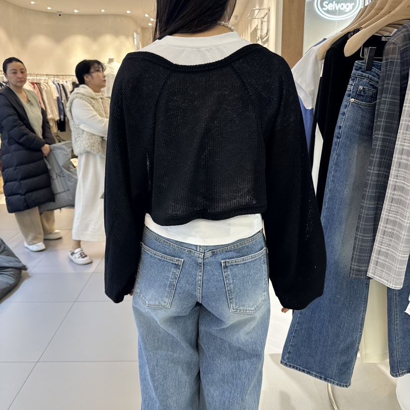 RENDER韓國代購女士新品真品休閑人氣推薦熱賣針織衫不含內搭RENDER針織衫