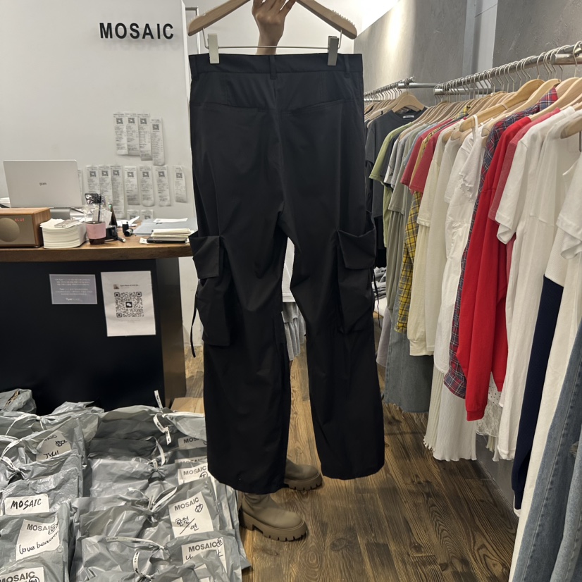 MOSAIC韓國直郵女裝新品休閑人氣25春夏推薦職業休閑褲口袋MOSAIC休閑褲