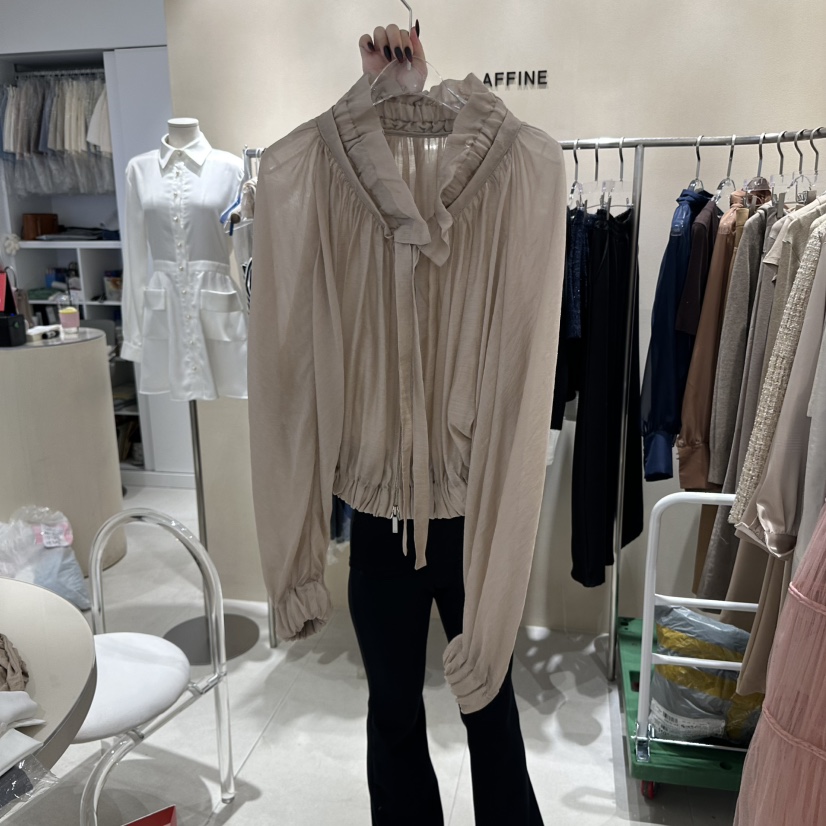 LAFFINE-P韓國代購女士新款休閑真品推薦人氣熱賣襯衫蕾絲衫LAFFINE-P襯衫/蕾絲衫圖色1