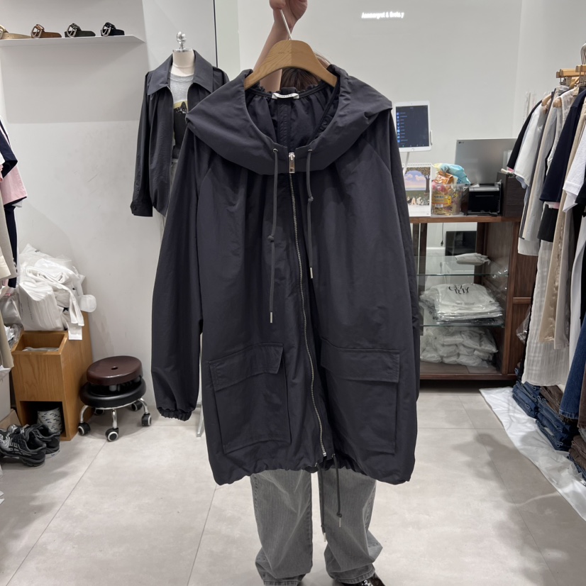 ANN MARGRET東大門代購女裝新品人氣夾克連帽衫寬松GRETA.Y夾克