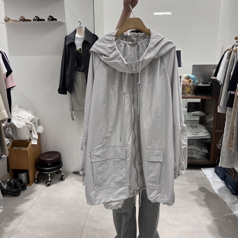 ANN MARGRET東大門代購女裝新品人氣夾克連帽衫寬松GRETA.Y夾克圖色2