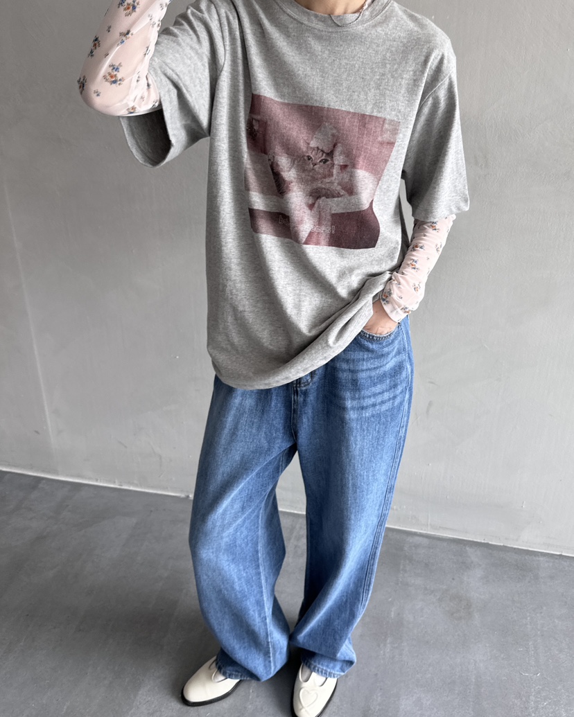 HOWDY韓國直郵女裝新品25春夏推薦熱賣時尚人氣真品休閑牛仔褲howdy牛仔褲