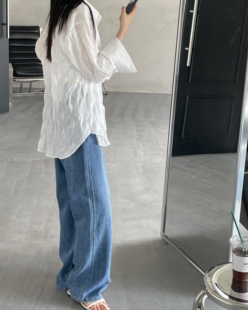 HOWDY韓國直郵女裝新品25春夏推薦熱賣時尚人氣真品休閑牛仔褲howdy牛仔褲