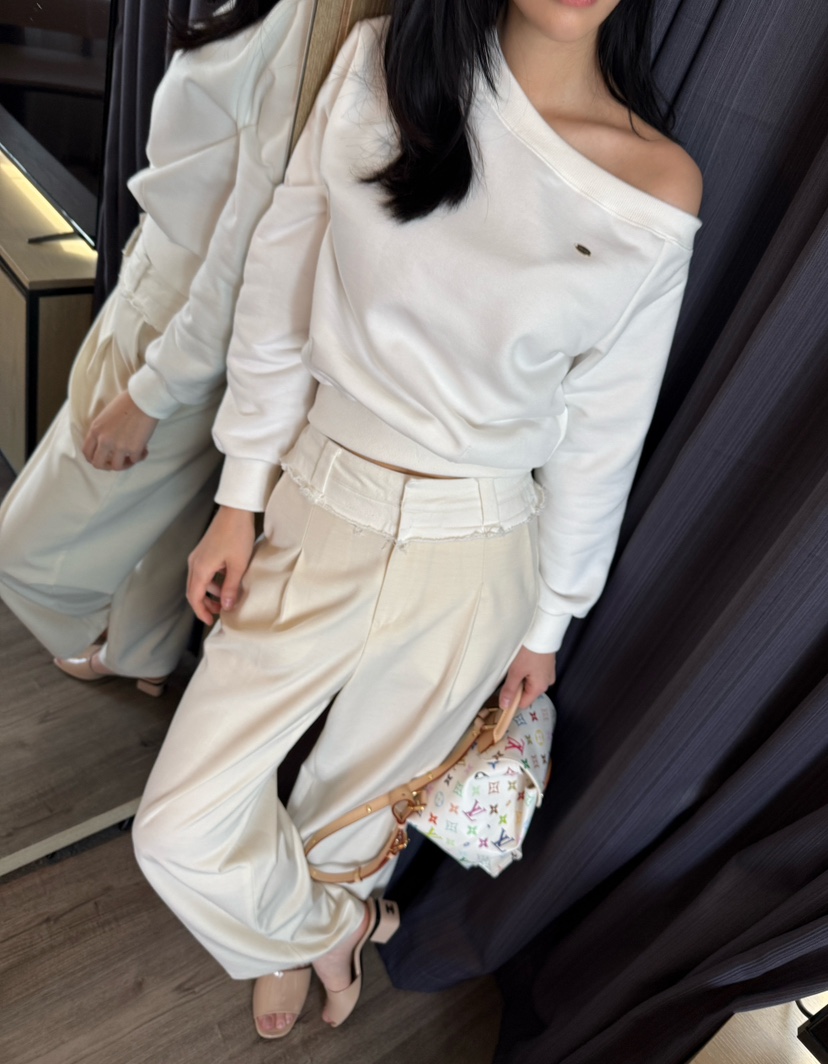ON:UP東大門直郵女裝新品時尚人氣推薦職業熱賣25春夏休閑褲ON:UP休閑褲