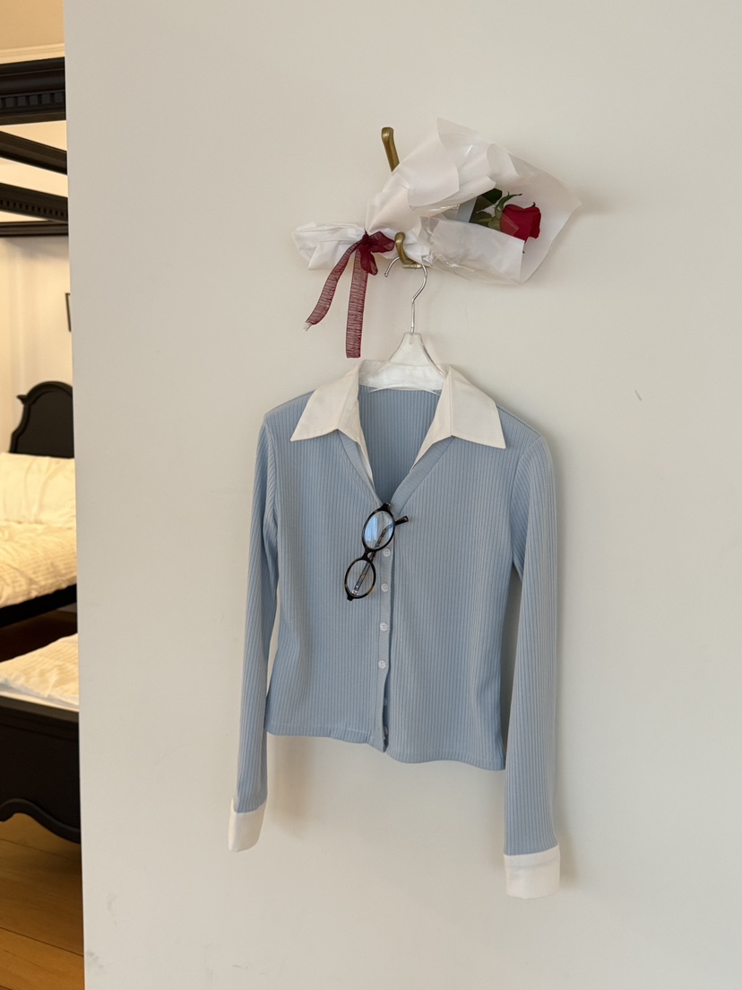 ON:UP東大門代購女裝新品熱賣推薦休閑真品25春夏職業長袖T恤ON:UP長袖T恤