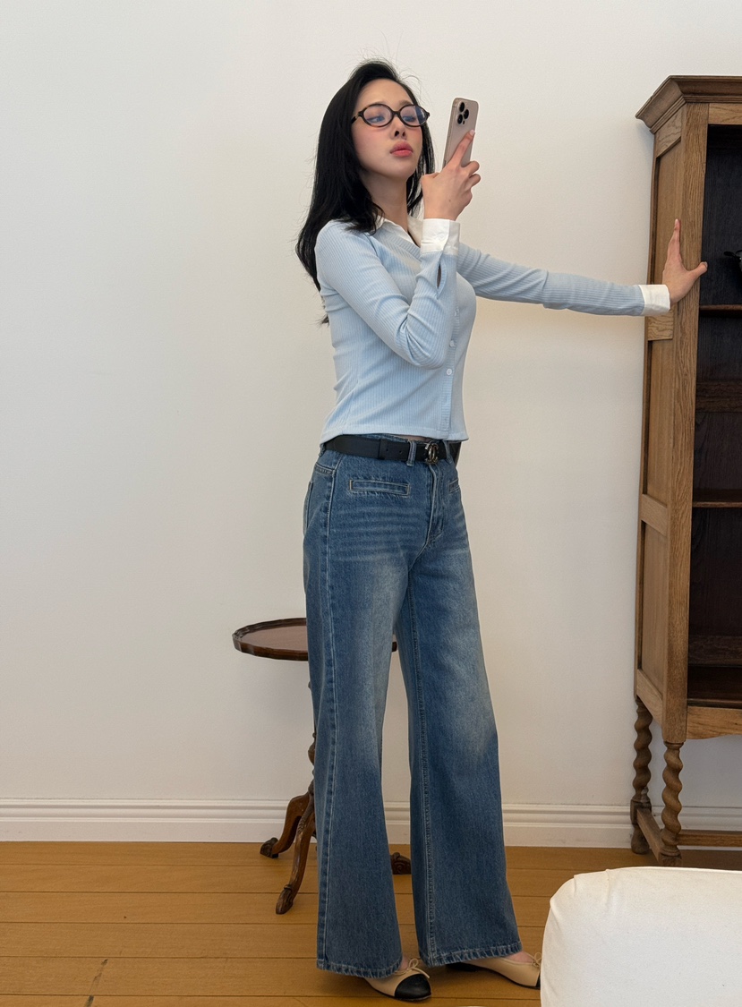 ON:UP東大門代購女裝新品熱賣推薦休閑真品25春夏職業長袖T恤ON:UP長袖T恤