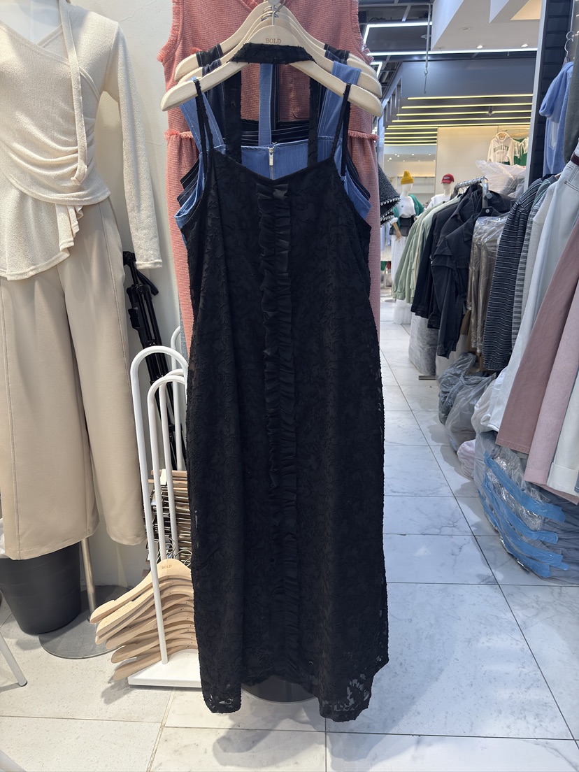 BOLD東大門實拍女士新款職業真品熱賣時尚人氣連衣裙含腰帶BOLD連衣裙圖色2