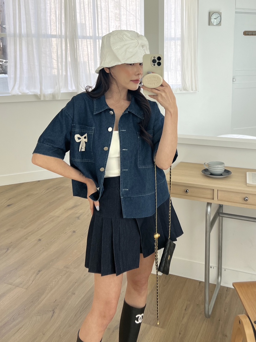 BOLD東大門代購女裝新款休閑真品熱賣25春夏人氣襯衫蕾絲衫BOLD襯衫/蕾絲衫