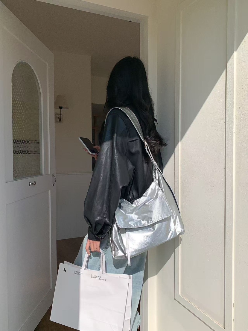 OPPA韓國代購女士新款25春夏推薦休閑職業真品熱賣單肩斜跨包OPPA單肩/斜跨包圖色2