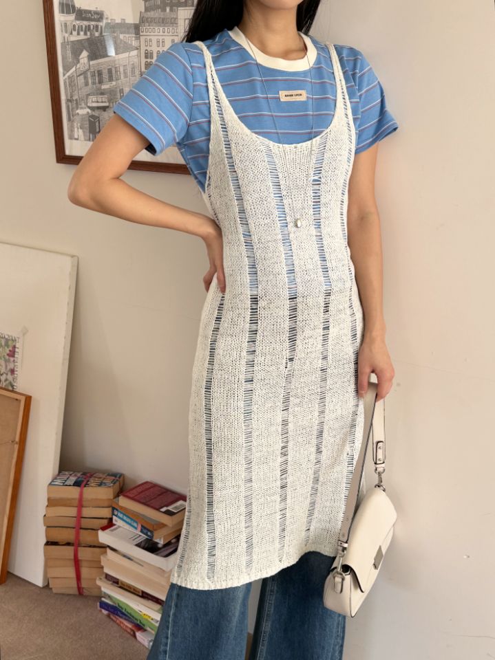 BELLINO293韓國代購女士新款時尚25春夏休閑連衣裙不含內搭BOBBIE DOLL連衣裙