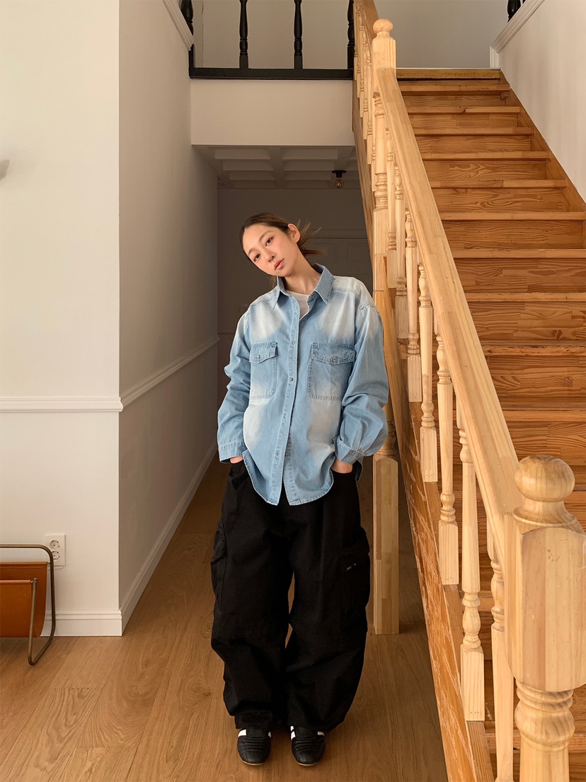 AMU東大門實拍女士新款時尚推薦真品職業人氣休閑襯衫蕾絲衫CLOSER襯衫/蕾絲衫